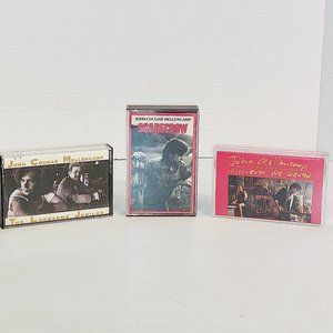 John Cougar Mellencamp lot of 3 Cassette Tapes- tested and works 1980's